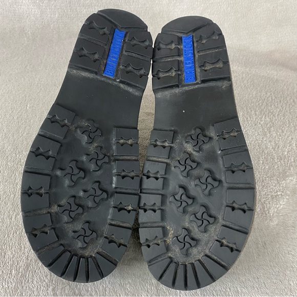 Birkenstock Stalon Women's Chelsea Ankle Boots EU 38 US 7 Black Nubuck Platform - Picture 9 of 11